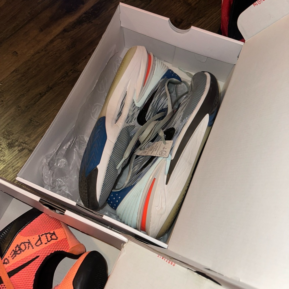 Nike Athletic Shoes - Blue, White, Gray